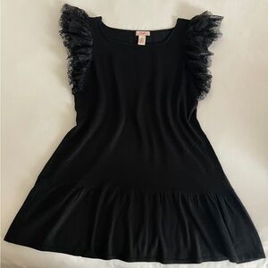 Candie's Elegant Black Intimate Short Dress Size XL
